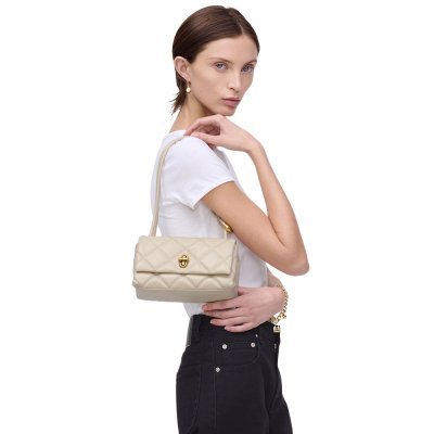 THE QUILTED MINI DUAL SHOULDER BAG